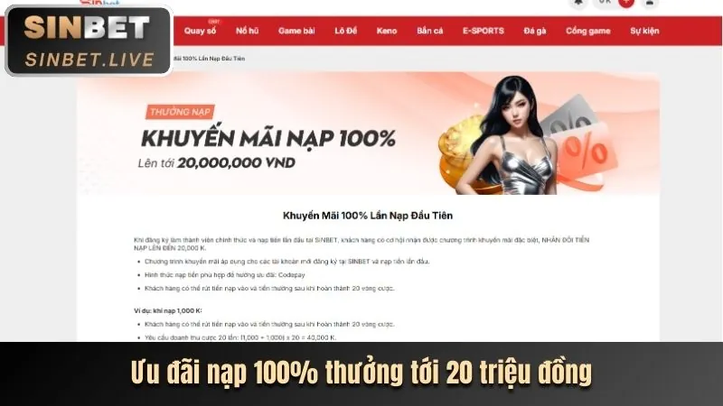 Lợi ích người chơi mới cado888